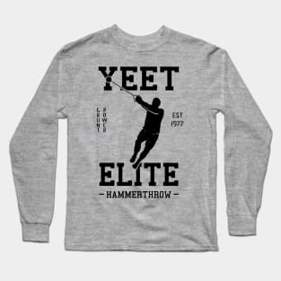 Yeet Elite Hammer Throw Athlete Track N Field Athletics Long Sleeve T-Shirt